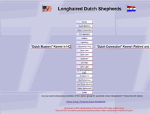 Tablet Screenshot of longhaireddutchshepherd.com